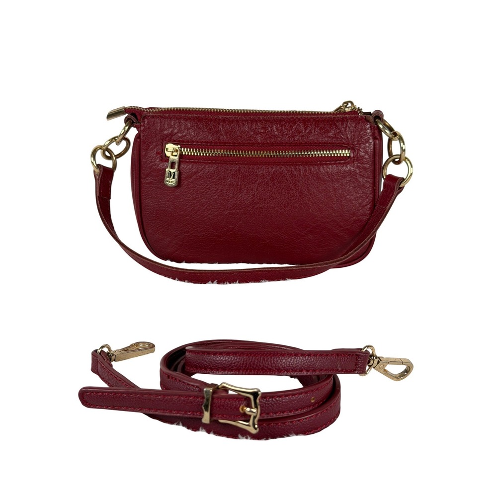 Montana West Crossbody Bag Womens Small‎ Burgundy Red Leather Shoulder Purse